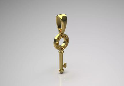 girl gold pendant gp0079