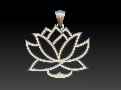 Lotus Flower Pendant