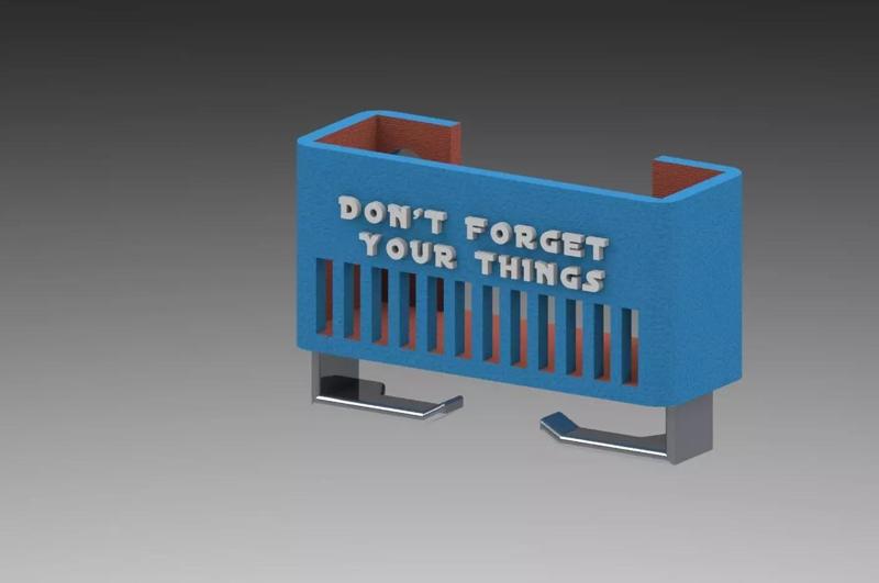 SOPORTE DE LLAVES Y CELULAR PARA PARED