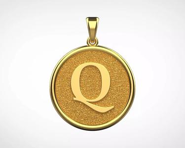 Pendant Letter Q N50