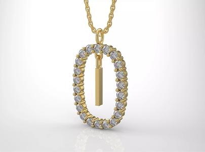 Pendant Letter I