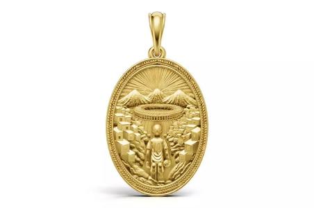 Golden Visionary Journey Pendant