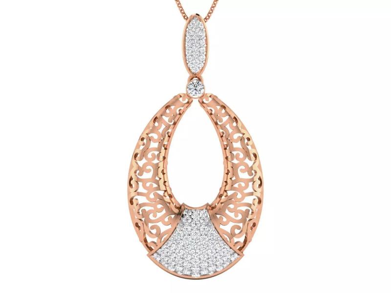 Wire Mesh High Jewelry Pendant Earrings Set 3dm stl obj mtl