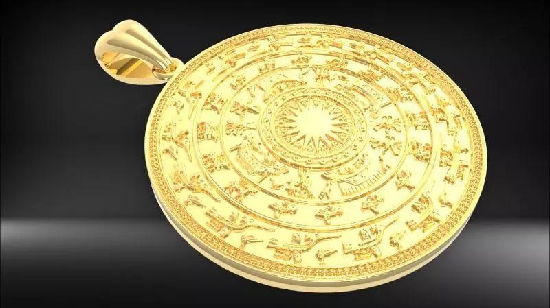 Maya Symbols Pendant Jewelry