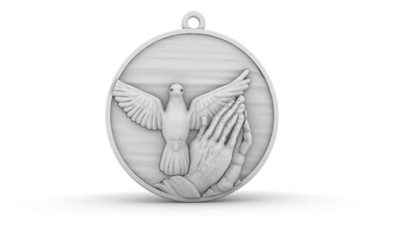 Holy Spirit - Chrism Dove - Espirito Santo Crisma