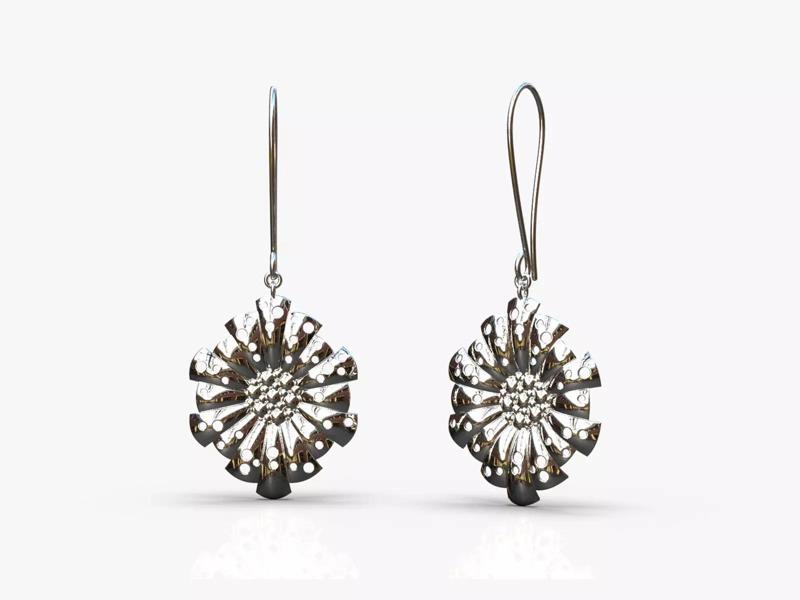 Stylized earrings