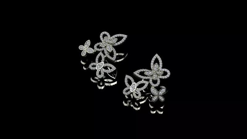 butterfly earring