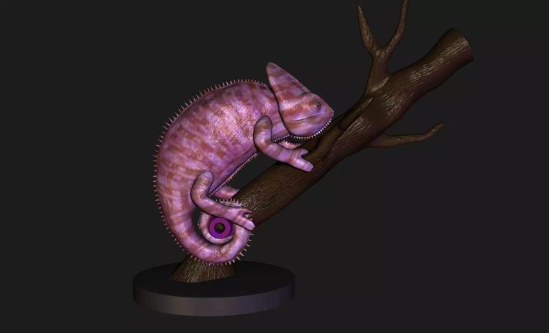 Chameleon lamp - Lampara Camaleon