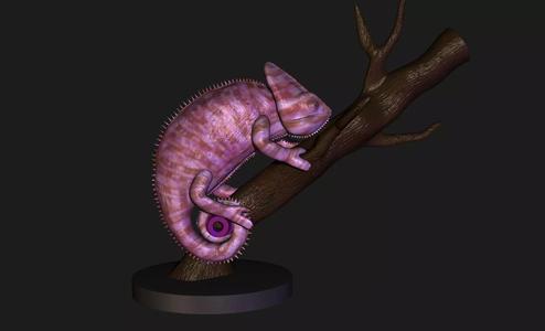 Chameleon lamp - Lampara Camaleon
