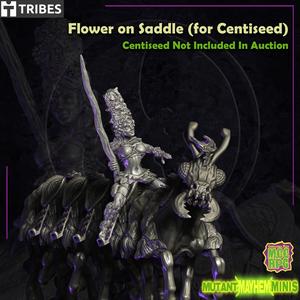 FLOWER on Saddle for CENTISTEED – Post-apocalypse horse-bug Rider