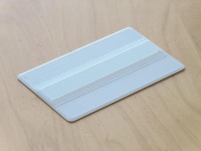 Vinyl Decal Squeegee - Credit Card Size