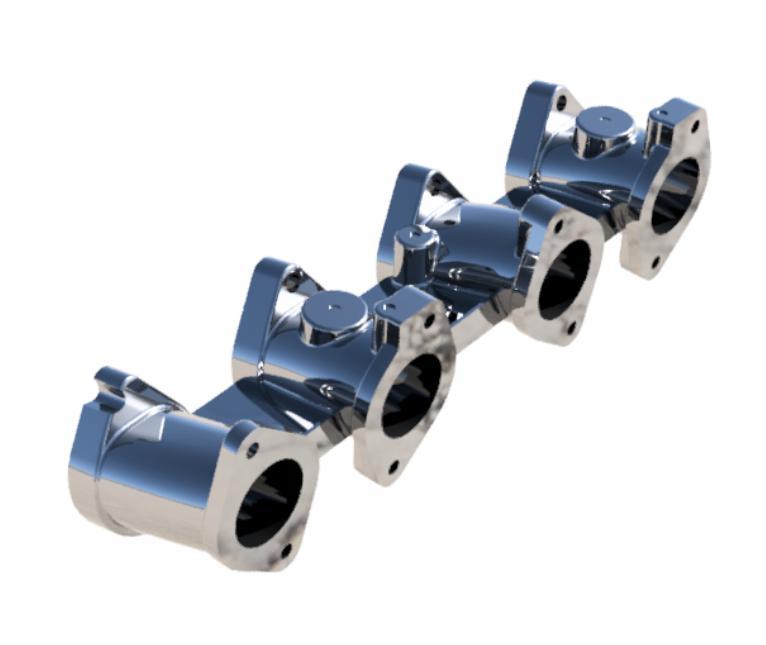 Dual Weber DCOE to BMW M10 intake manifold adapter