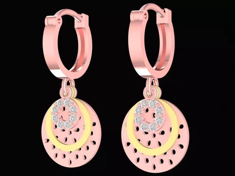 diamond earrings 2447