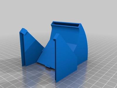 DaVinci 1.0 Tilted 50mm Fan Clip-On Curved Front Duct with Support