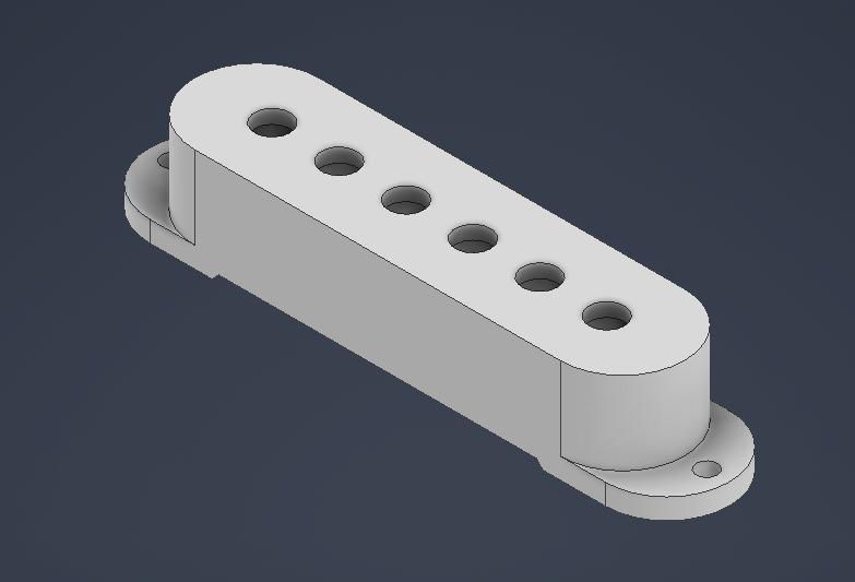 Singe-coil pickup cover