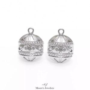 Christmas Ornament Earrings 3d Model