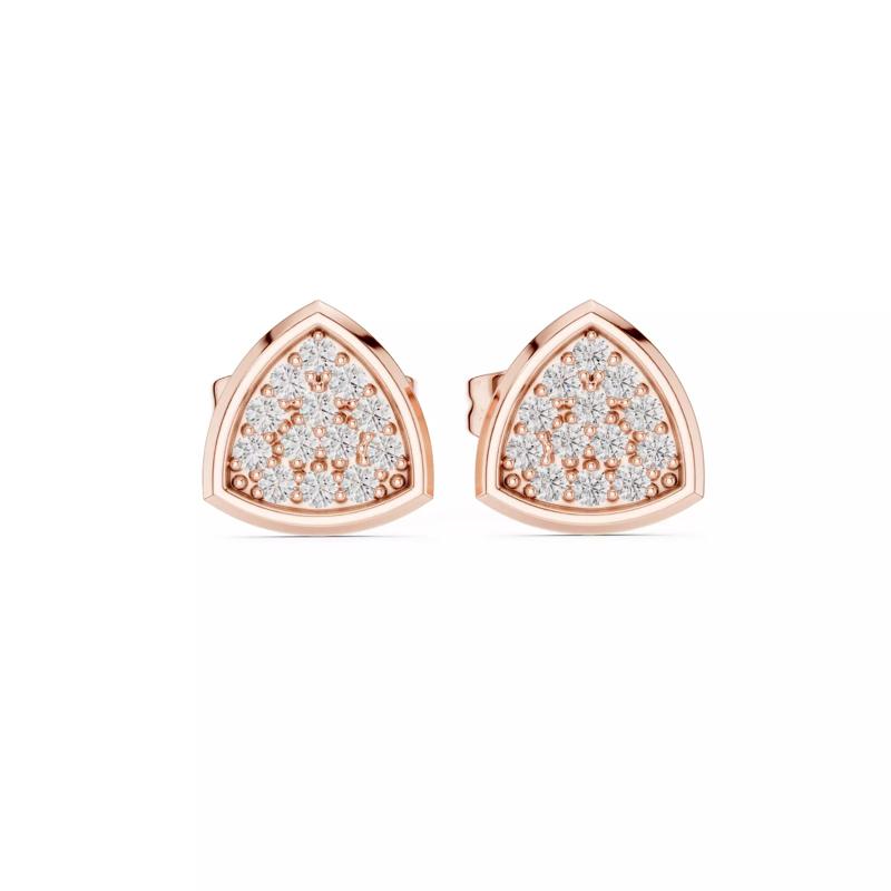 Diamond Studs Earrings 3dm stl renders animation videos details