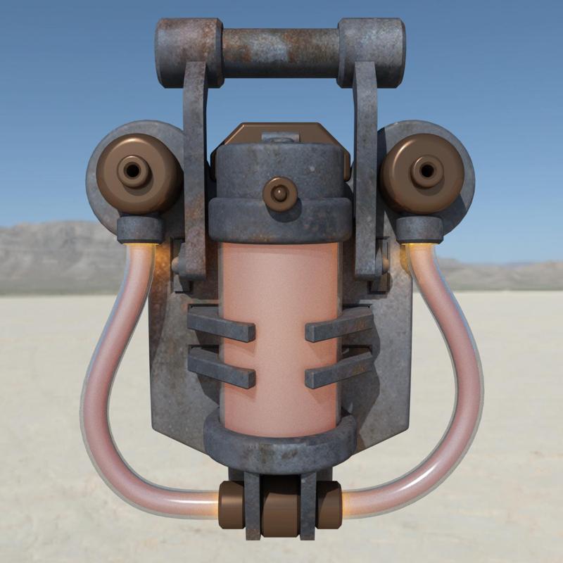 Overwatch Olivia Colomar Sombra Backpack tank Bride skin Halloween 2018. Video game, prop, cosplay, STL