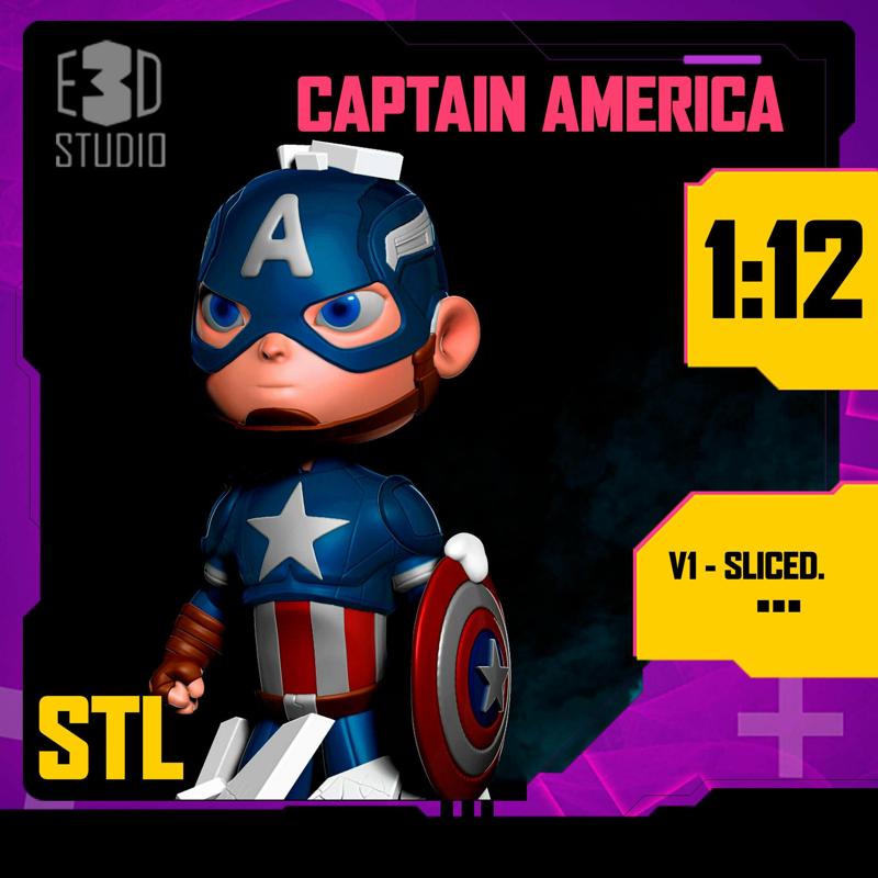 CAPTAIN AMERICA CHIBI