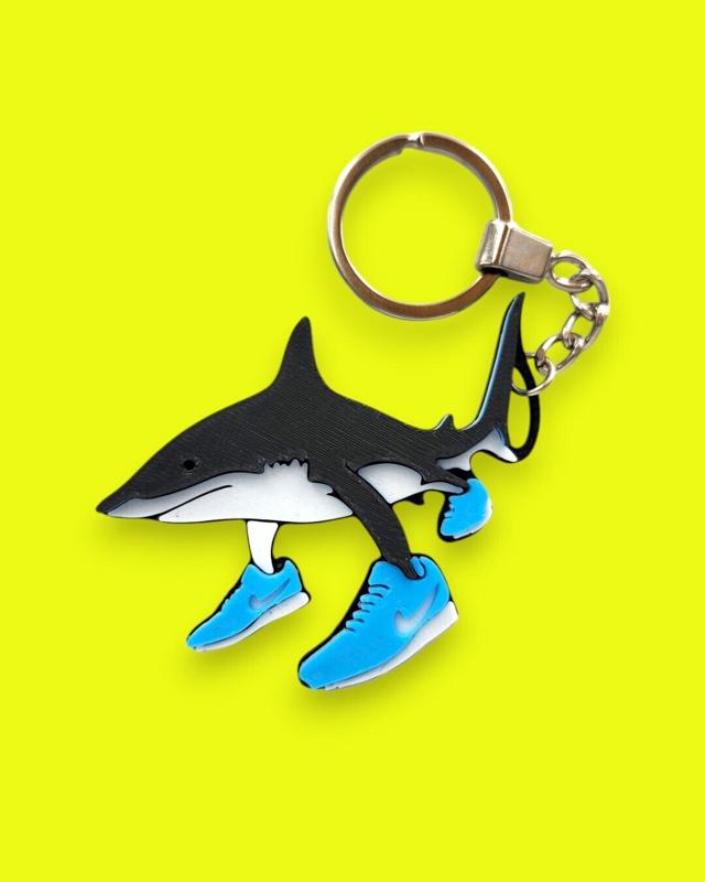 Tralalalero Tralalalá key ring - 3D without brackets