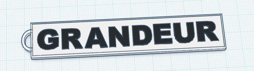 GRANDEUR KEYchain