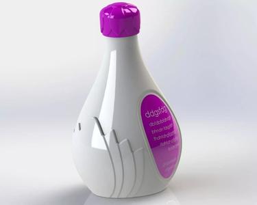 Design of a cream bottle