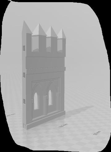 Playmobil Octagonal Tower Upper battlements