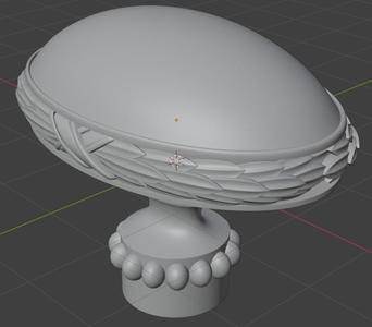 Manilla decorativa en 3D para impresión