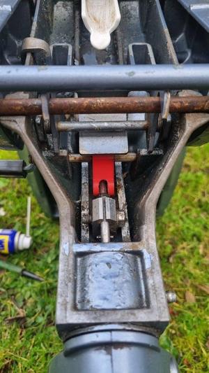 Yamaha outboard 6hp 8hp till lock plate