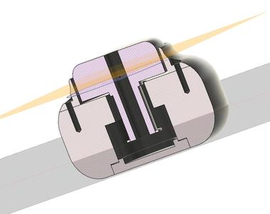 Parkside robot lawn mower caster wheel