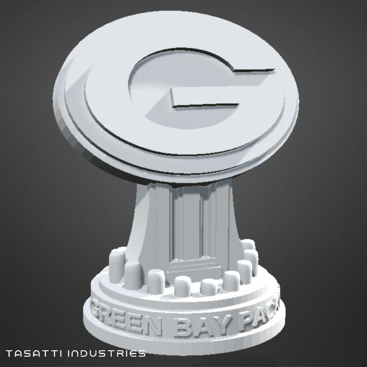NFL Green Bay Packers Logo Trophy