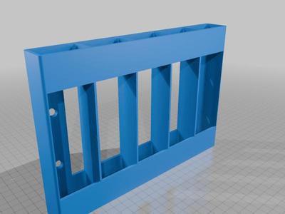 Cabinet door/wall straw holder