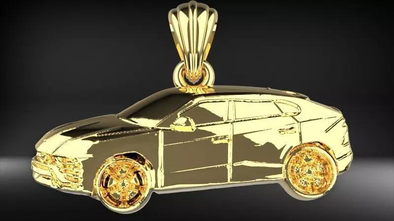 Sport Car Necklace Pendant Necklace Unisex Pendant  Gift