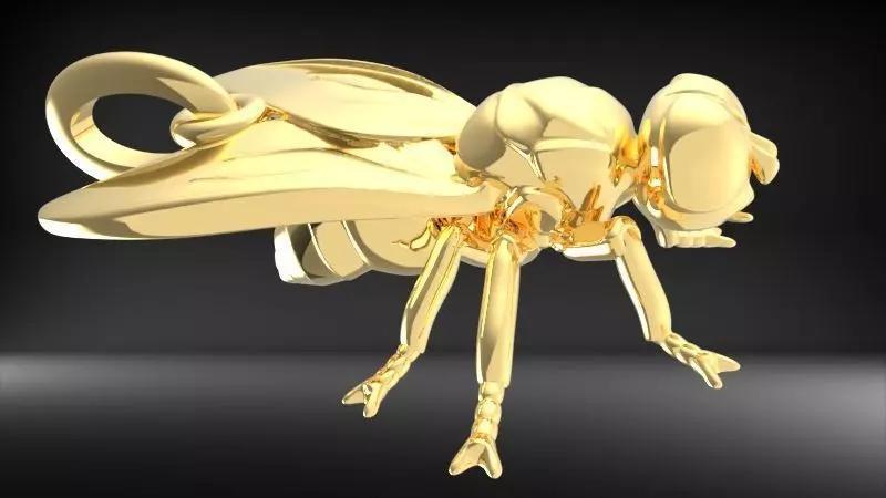 Fly Pendant Necklace Charm Bracelet Insect Jewelry