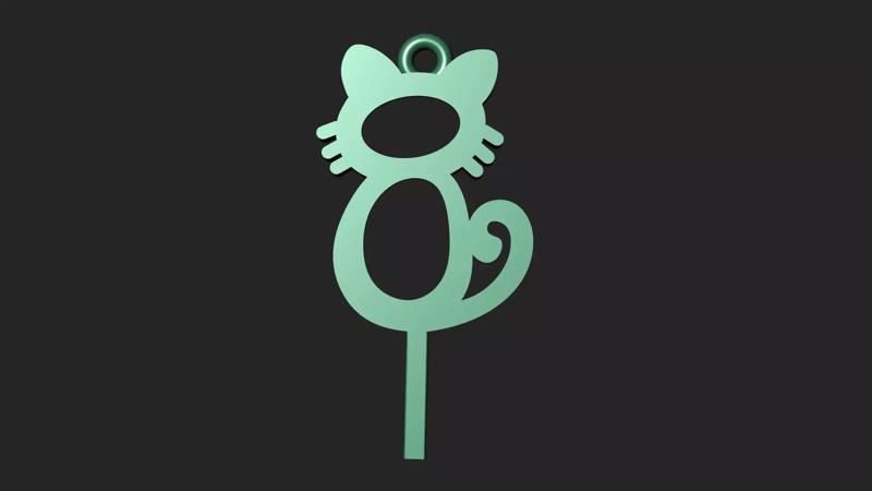 Fantasy cat bed pendant