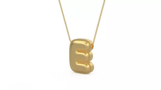 Model 1188 E Initial Letters Charm Balloon 20mm