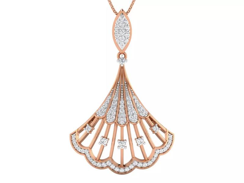High Jewelry Pendant Earrings Set 3dm stl obj mtl gltf glb