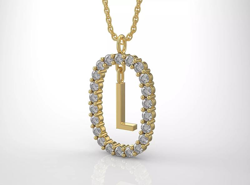 Pendant Letter L