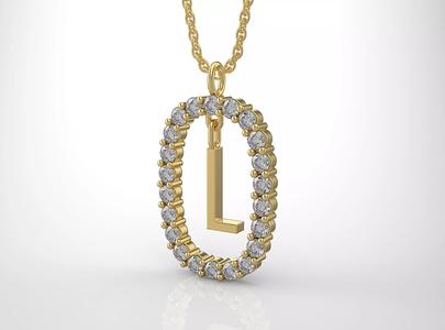 Pendant Letter L
