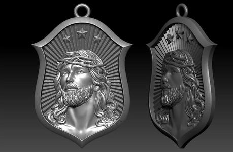 Jesus Head pendant