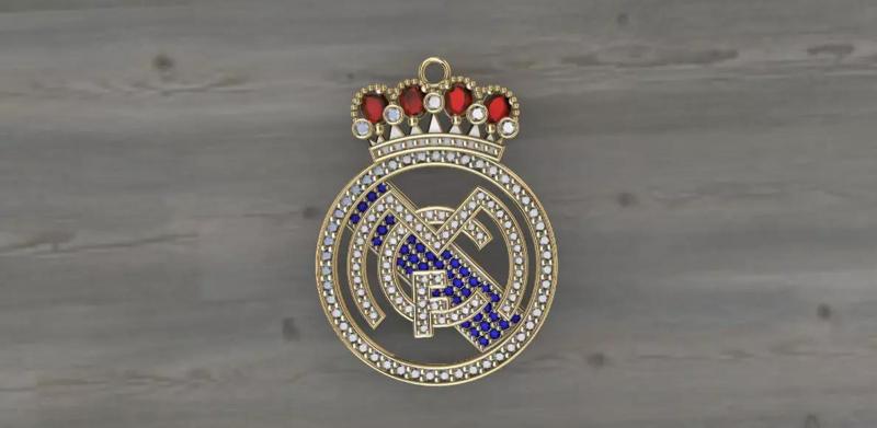 dije-Colgante Real Madrid 7g