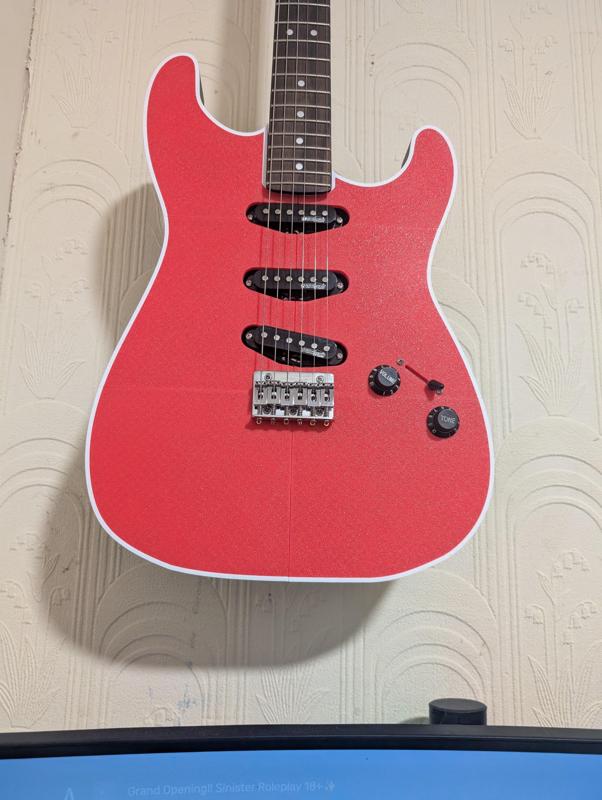 S-style electric guitar