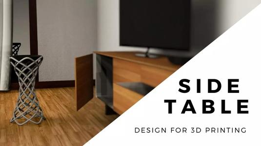Sidetable inspired by the life tree of EXPO 2016