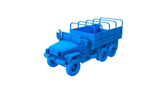 truck with trailer / van / military truck / carco truck