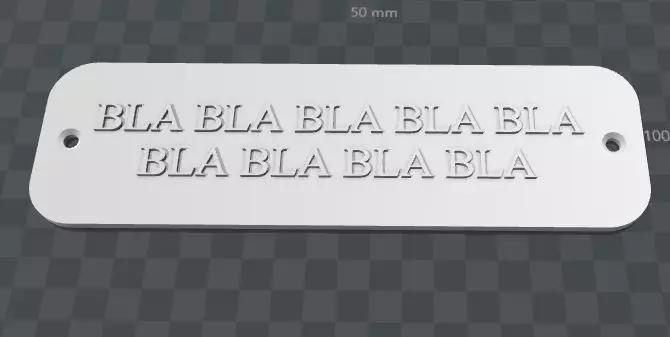 Plate- Women bathroom