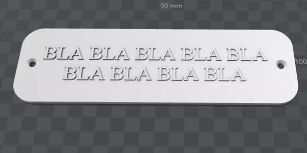 Plate- Women bathroom