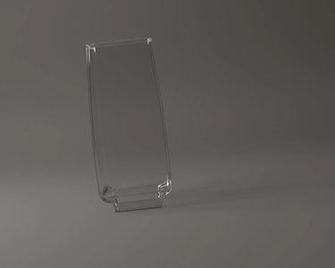 GLASSWARE---Square Beer Glass 004