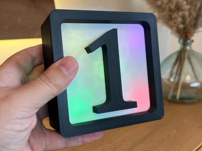 Lightbox 1 // Build your own lettering, LED modular