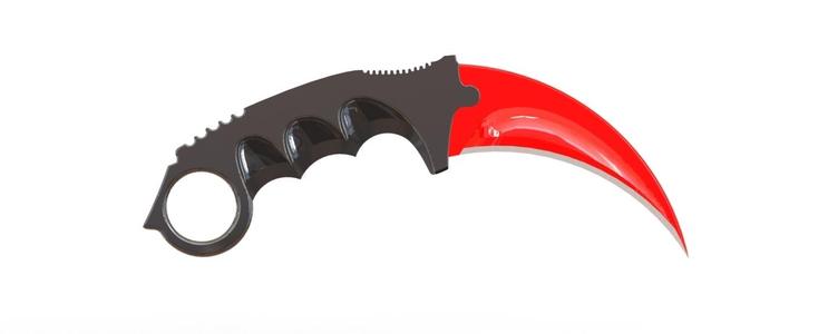 B1010005 - Karambit SW XT STEP STL