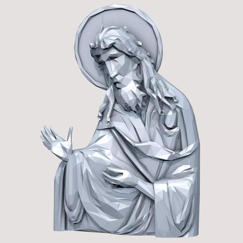 Saint John the Baptist Low Poly